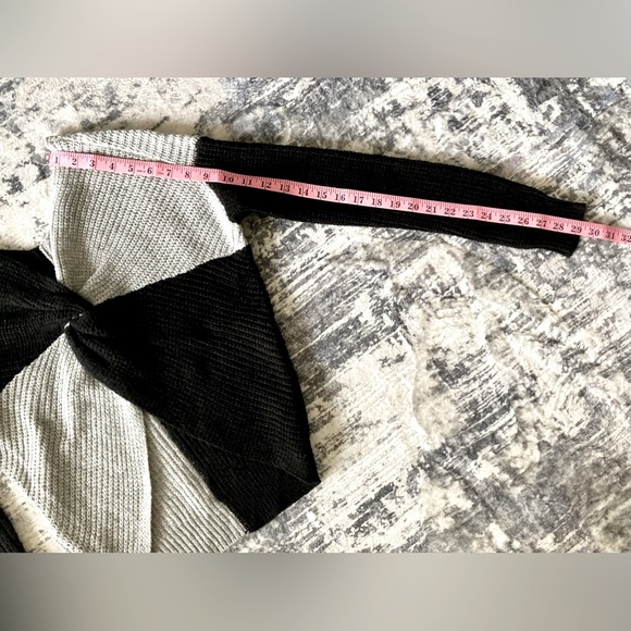 Women's Criss Cross V-Neck Sweaters Long Sleeve Wrap Front Pullover Size 3-5 - Picture 5 of 8